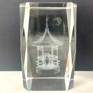 Laser cut paperweight wedding gazebo paperweight